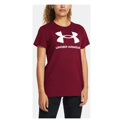 Women's T-shirt Under Armour UA Rival Logo SS-RED - Women's