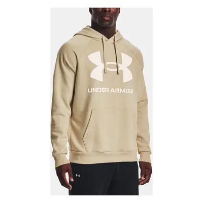 Under Armour Sweatshirt UA Rival Fleece Big Logo HD-BRN - Mens