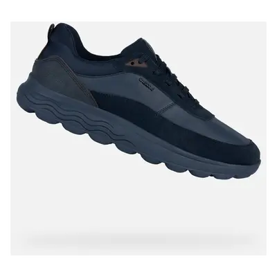 Dark Blue Men's Geox Spherica Sneakers - Men's