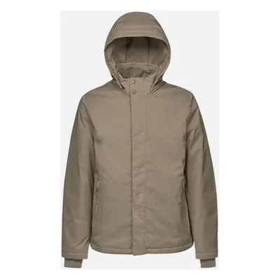 Beige men's down jacket Geox Aurelio - Men's