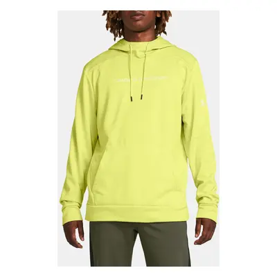 Under Armour Sweatshirt UA Armour Fleece Wordmark HD-YLW - Mens