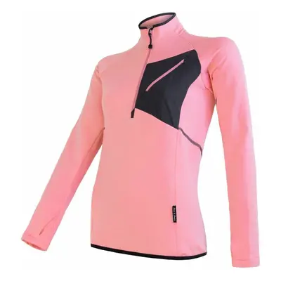 Women's Sweatshirt Sensor Tecnostretch 1/2 Zip Strawberry Ice