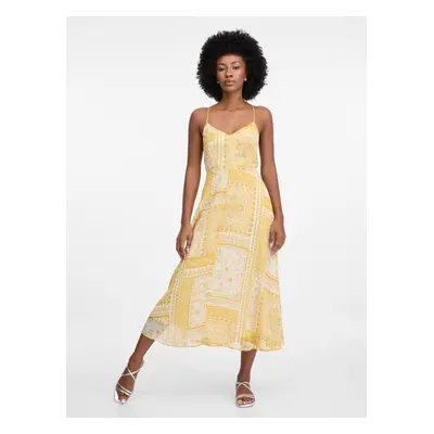 Orsay Yellow women's midi dress - Women's