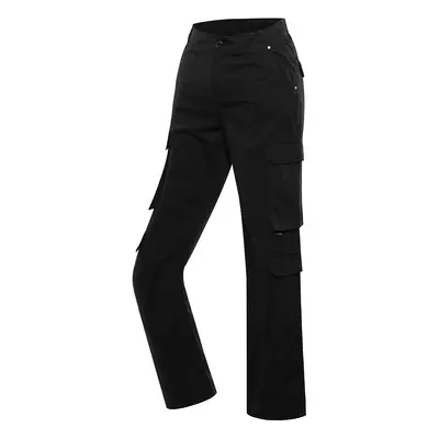 Women's wide pocket pants nax NAX SERDA black