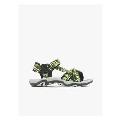 Yellow-black boys patterned sandals Richter - Boys