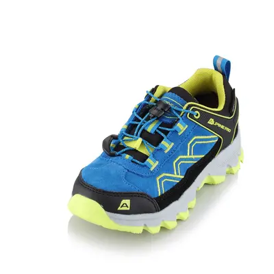 Children's outdoor shoes with PTX membrane ALPINE PRO MOLLEHO electric blue lemonade