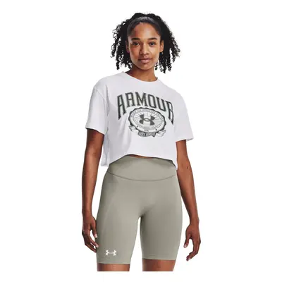 Women's T-shirt Under Armour Collegiate Crest Crop SS