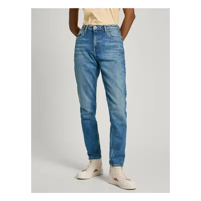 Women's Blue Straight Fit Jeans Pepe Jeans - Women