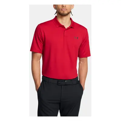 Men's T-shirt Under Armour UA Matchplay Polo-RED - Men's