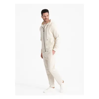 Ombre Men's sweatshirt set unbuttoned sweatshirt + pants