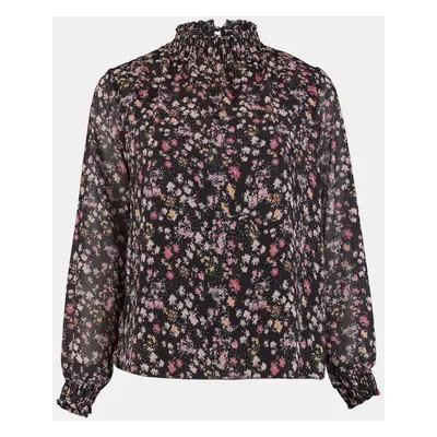 Haily ́s Black Floral Loose Blouse Hailys - Women