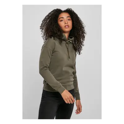 Women's Organic Olive Hooded Jacket