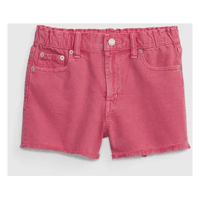 GAP Kids Denim Shorts High Rise Washwell - Girls