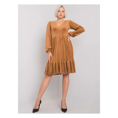 Dress-FA-SK-7530.84P-camel