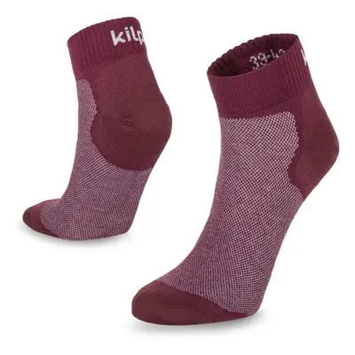 Unisex running socks Kilpi MINIMIS-U dark red