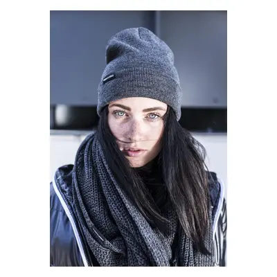 Basic Flap Beanie - Dark Grey