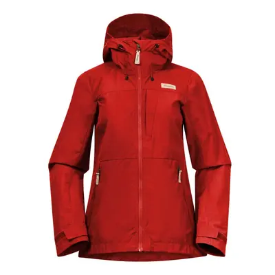 Women's Jacket Bergans Nordmarka Leaf Light Wind Dark Brick