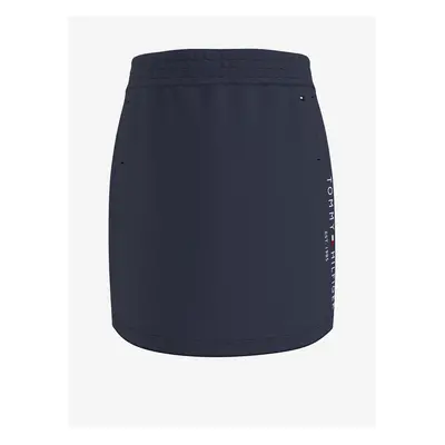 Dark blue girls' sweatpant skirt Tommy Hilfiger - Girls