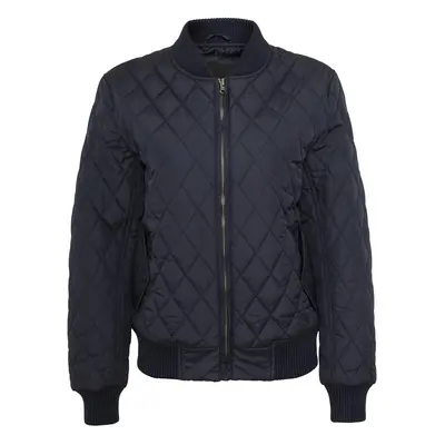 Women's Diamond Quilt Jacket Blue