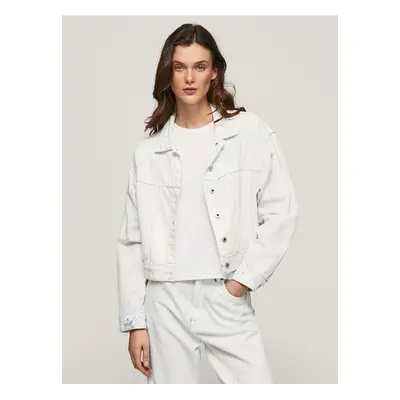 White Denim Jacket Pepe Jeans - Ladies