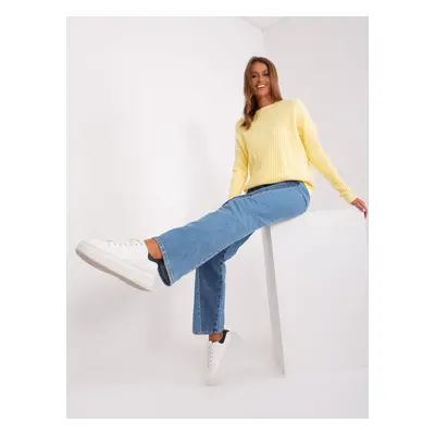 Sweater-AT-SW-2338.14P-Light Yellow