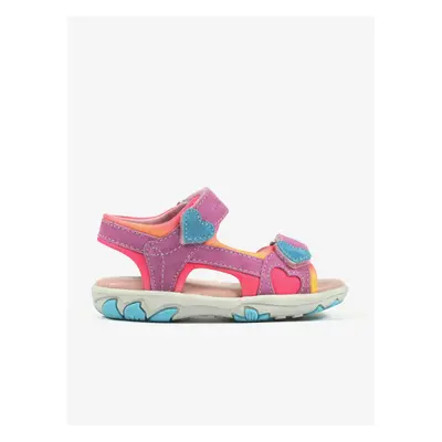 Pink girls' sandals Richter - Girls