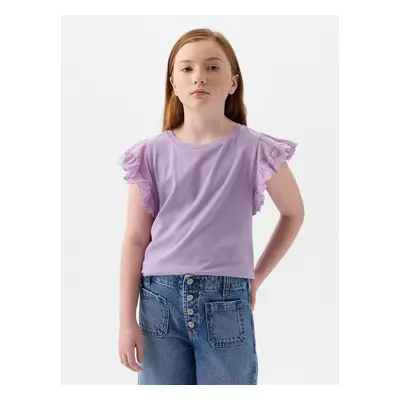 GAP Kids' T-shirt with ruffles - Girls