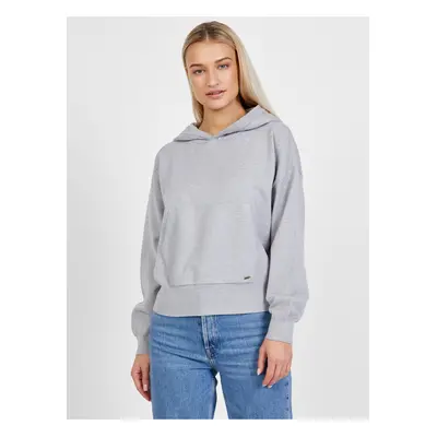 Light Grey Ladies Hoodie Pepe Jeans Amy - Women