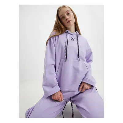 Light Purple Womens Oversize Hoodie Puma Dare To - Women