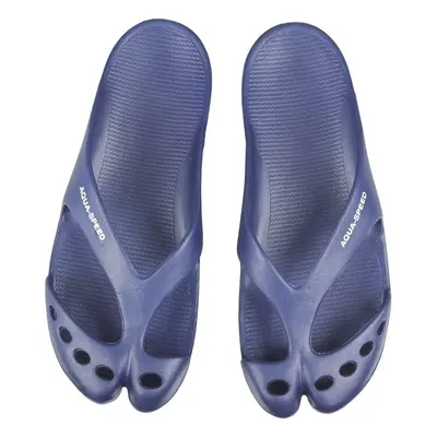 AQUA SPEED Unisex's Pool Slippers Alaska Navy Blue