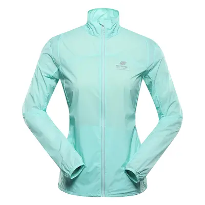 Women's ultralight jacket with dwr finish ALPINE PRO SPINA yucca