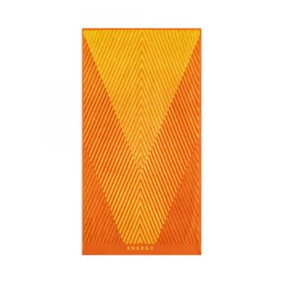 Zwoltex Unisex's Gym Bench Towel Energy AB Orange/Yellow