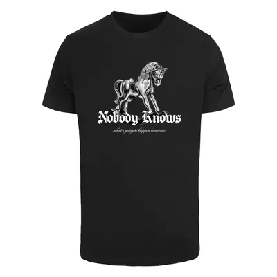 Men's T-shirt Nobody Knows black