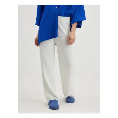 White women's loose pants VILA Flinka - Ladies