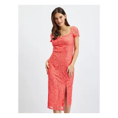 Orsay Pink Ladies Lace Dress - Women