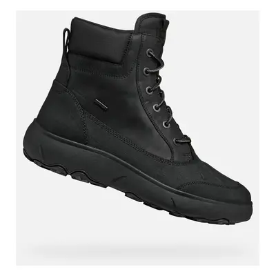 Black Men's Ankle Boots Geox Nebula + Grip AB - Men