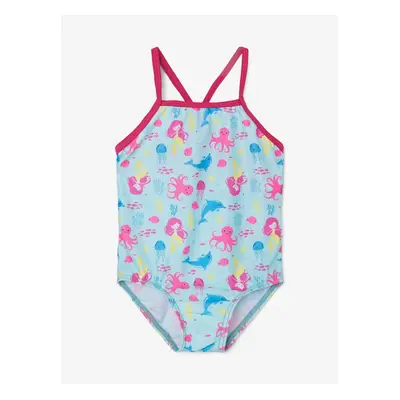 Light blue girly patterned swimwear name it Ziza - Girls