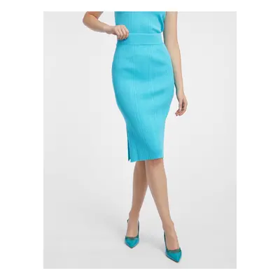 Orsay Blue Ladies Sweater Midi Skirt - Women