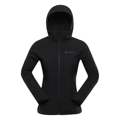 Women's softshell jacket with membrane ALPINE PRO HOORA black