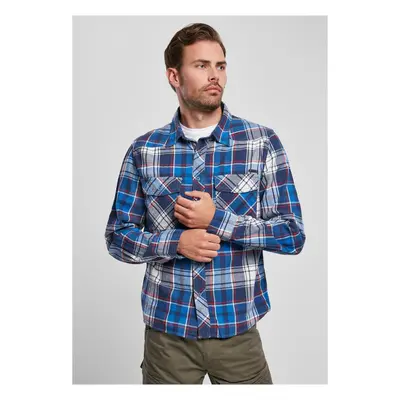 Navy plaid shirt