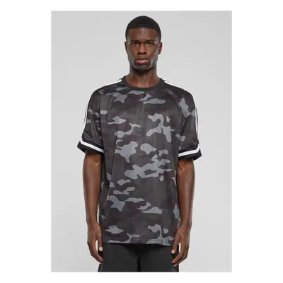 Men's T-shirt Oversized Mesh AOP - dark camouflage