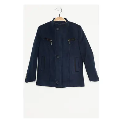 K3001 DEWBERRY BOYS' COAT-NAVY BLUE