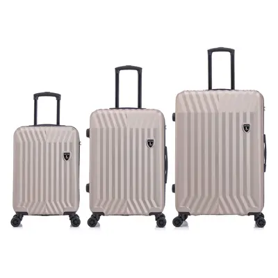 Semiline Unisex's 3-in-1 ABS Suitcases Set T5858-0