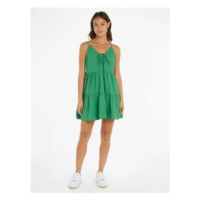 Green Women's Dress Tommy Jeans - Ladies