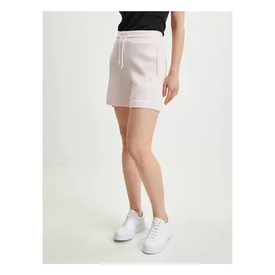 Light pink Ladies Sweatpants Shorts Guess Elly - Women