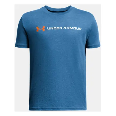 Under Armour T-Shirt UA B LOGO WORDMARK SS-BLU - Boys