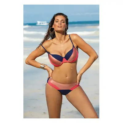 Swimsuit Gilari M-676 (1) Navy-Raspberry