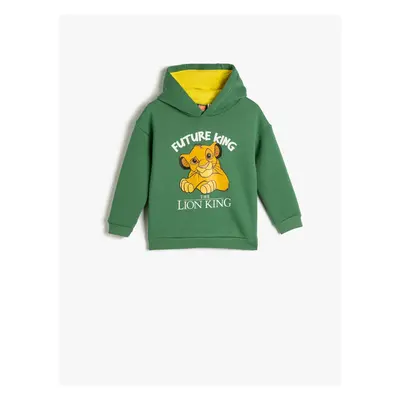 Koton The Lion King Sweatshirt Hooded Licensed Raised