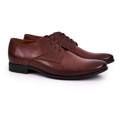 Bednarek Polish Shoes Férfi bőr mokaszin BEDNAREK Barna