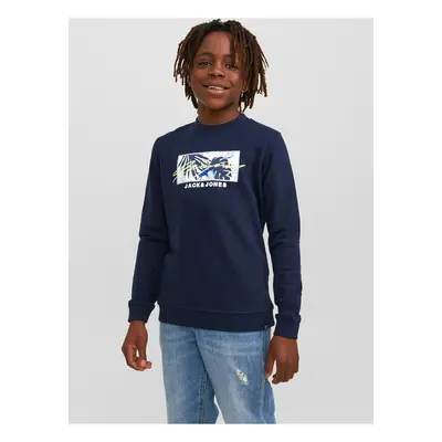 Dark blue boys sweatshirt Jack & Jones Tulum - Boys